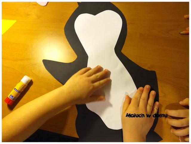 Jak zrobić pingwina - szablon