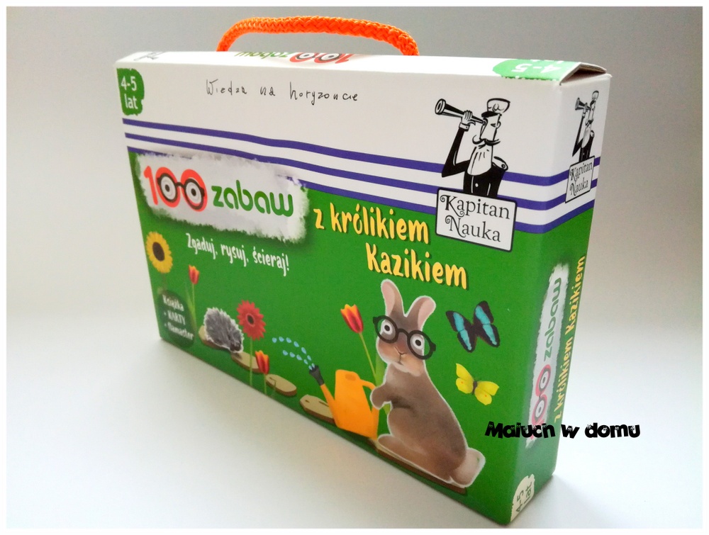 100 zabaw z królikiem Kazikiem Kapitan Nauka