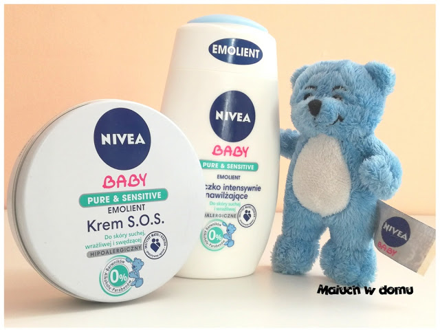 Krem S.O.S i mleczko intensywnie nawilżające z serii NIVEA Baby Emolienty