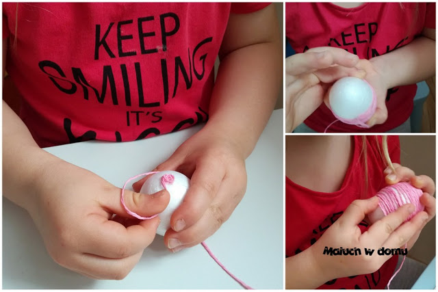 Co warto zrobić z dzieckiem na Wielkanoc - jajko styropianowe