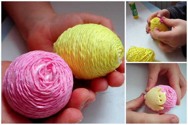 Co warto zrobić z dzieckiem na Wielkanoc - jajko styropianowe
