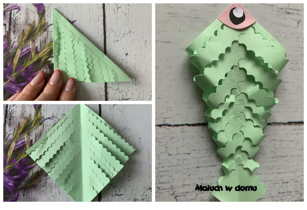 Rybka origami dla dzieci