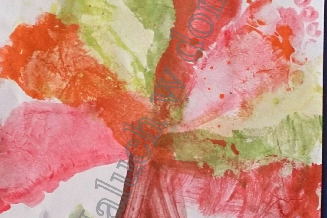 Jesienne drzewko z łaskotkami