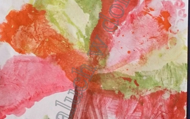 Jesienne drzewko z łaskotkami