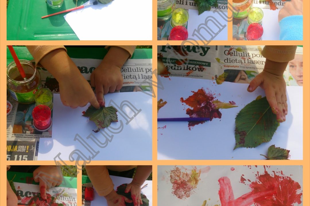 Pieczątki z listków