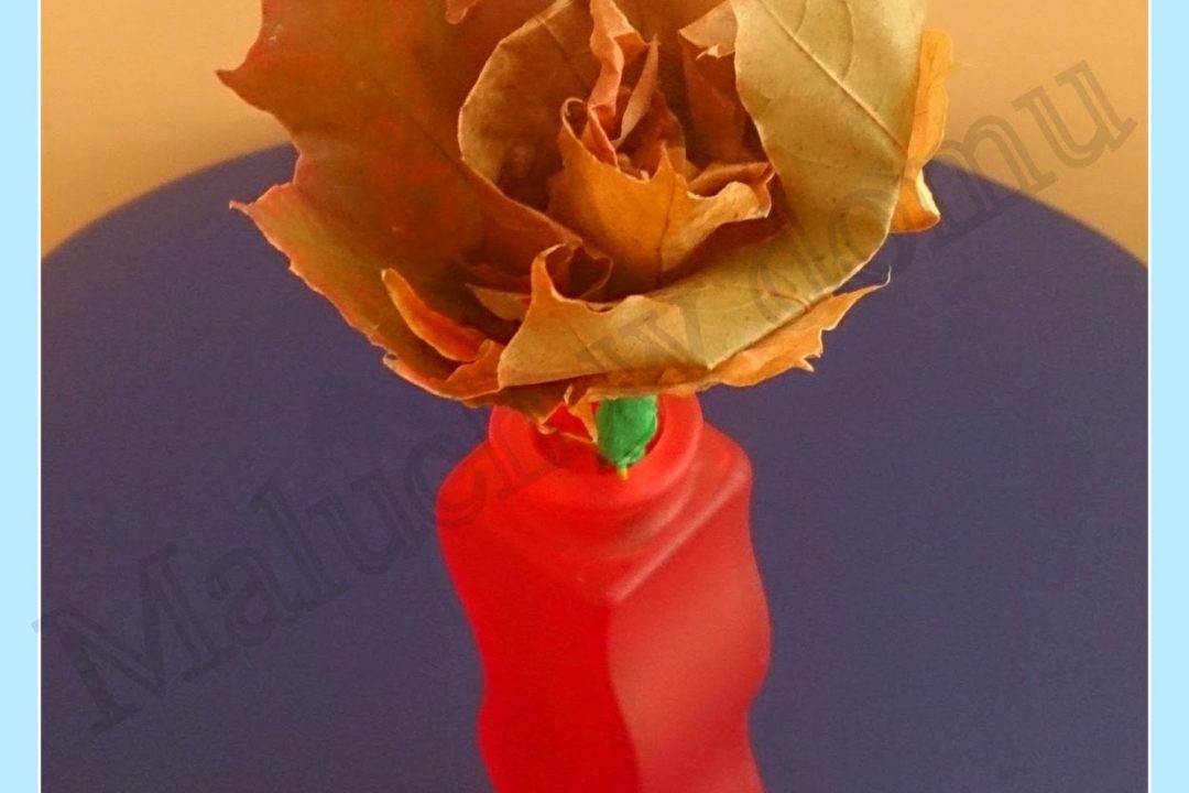 Kwiaty z liści klonu