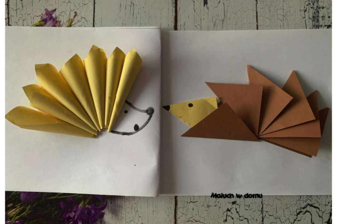 Jak zrobić jeża z papieru?