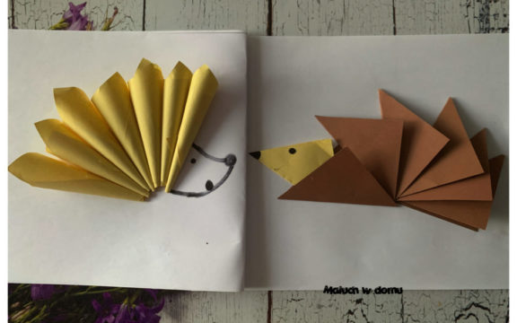 Jak zrobić jeża z papieru?