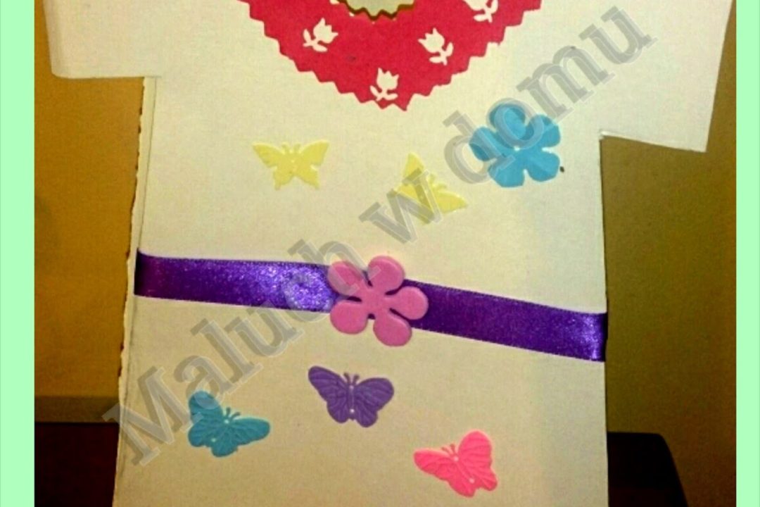 Kartka okolicznościowa: sukienka