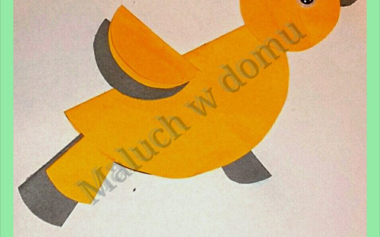 Origami: odlatujący ptak