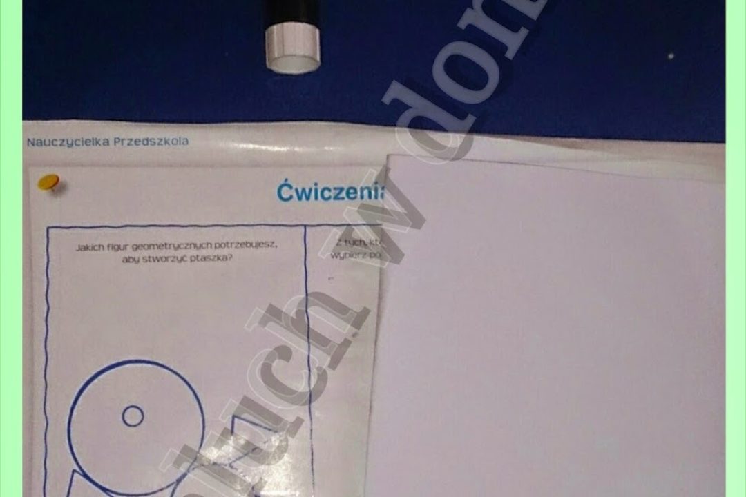 Ptaszek z figur geometrycznych