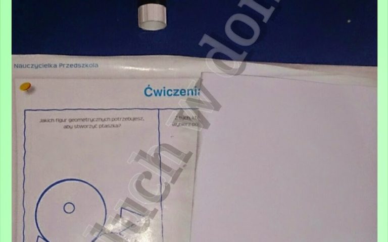 Ptaszek z figur geometrycznych