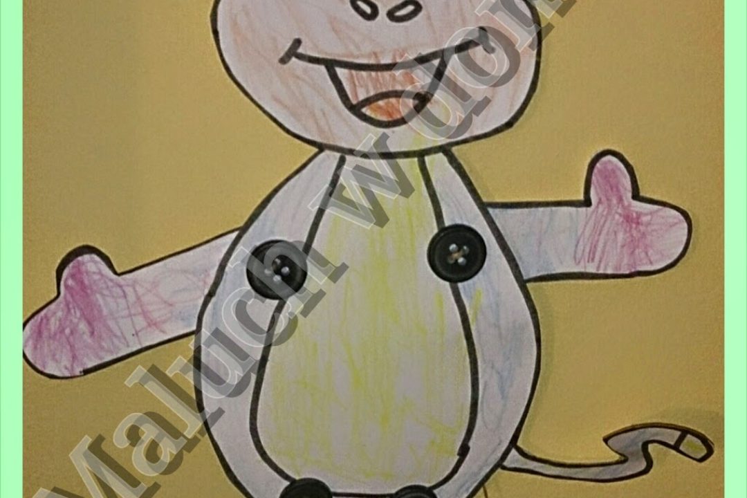 Małpka z ruchomymi rączkami i nóżkami