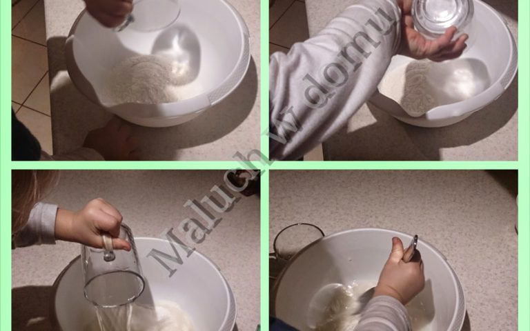 Choinka: domowy klej + papier + kubeczki plastikowe