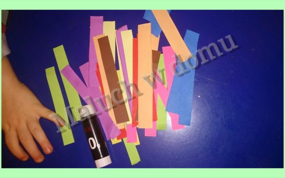 Kolorowy łańcuch na choinkę II.