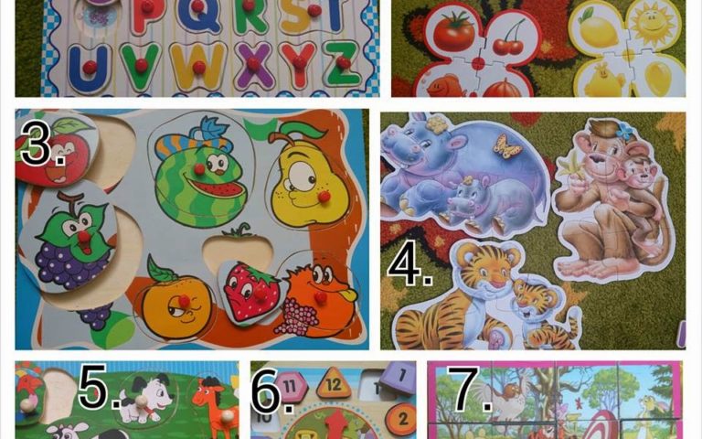 O zabawkach: puzzle