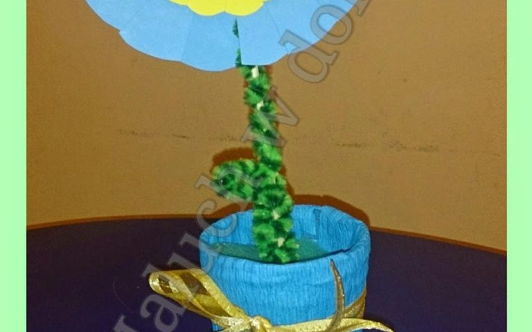 Kwiatek w doniczce dla babci