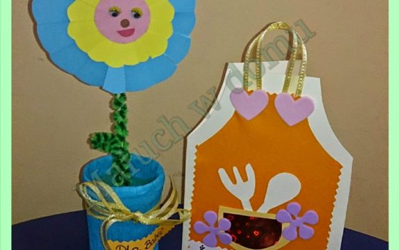 Kartka okolicznościowa: Fartuszek na Dzień Babci