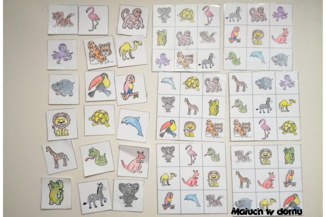 Gra Bingo! Zwierzęta do pobrania