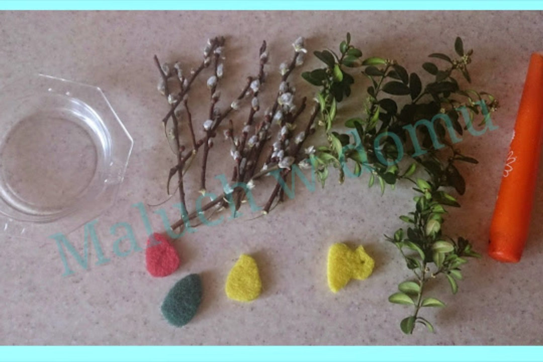 Wielkanocna ozdoba z wosku