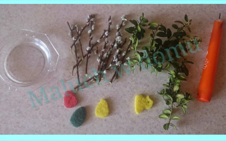 Wielkanocna ozdoba z wosku