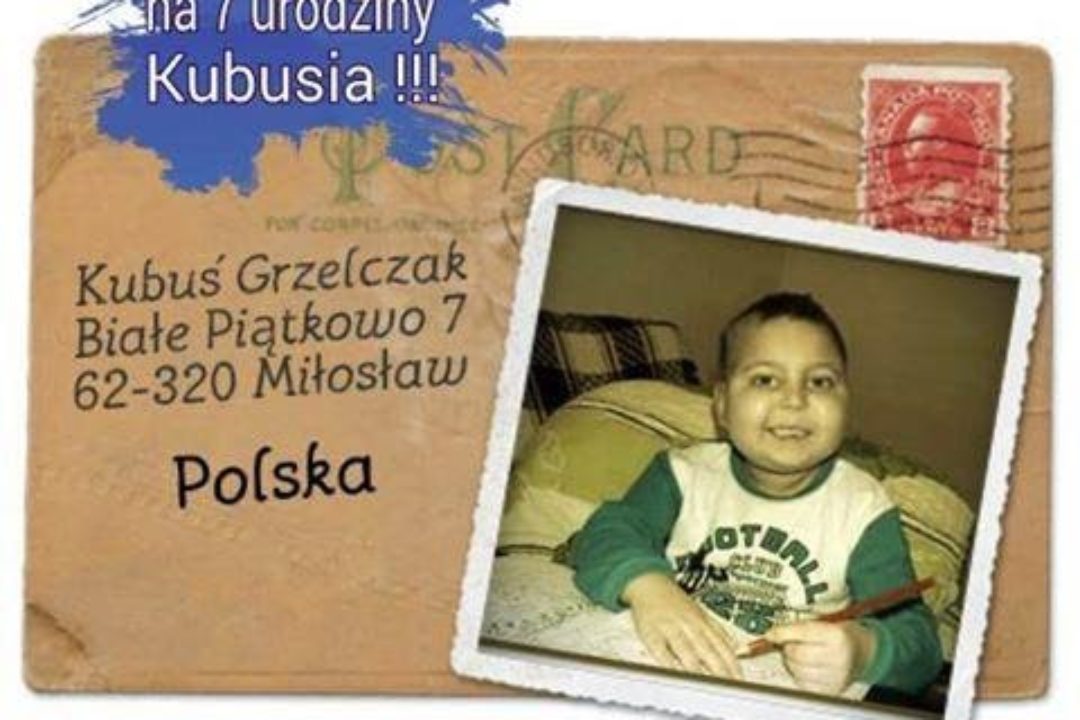 Kartka okolicznościowa „Auto” dla Kubusia