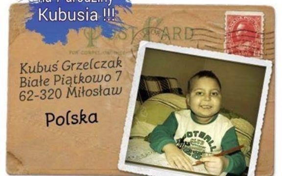 Kartka okolicznościowa „Auto” dla Kubusia