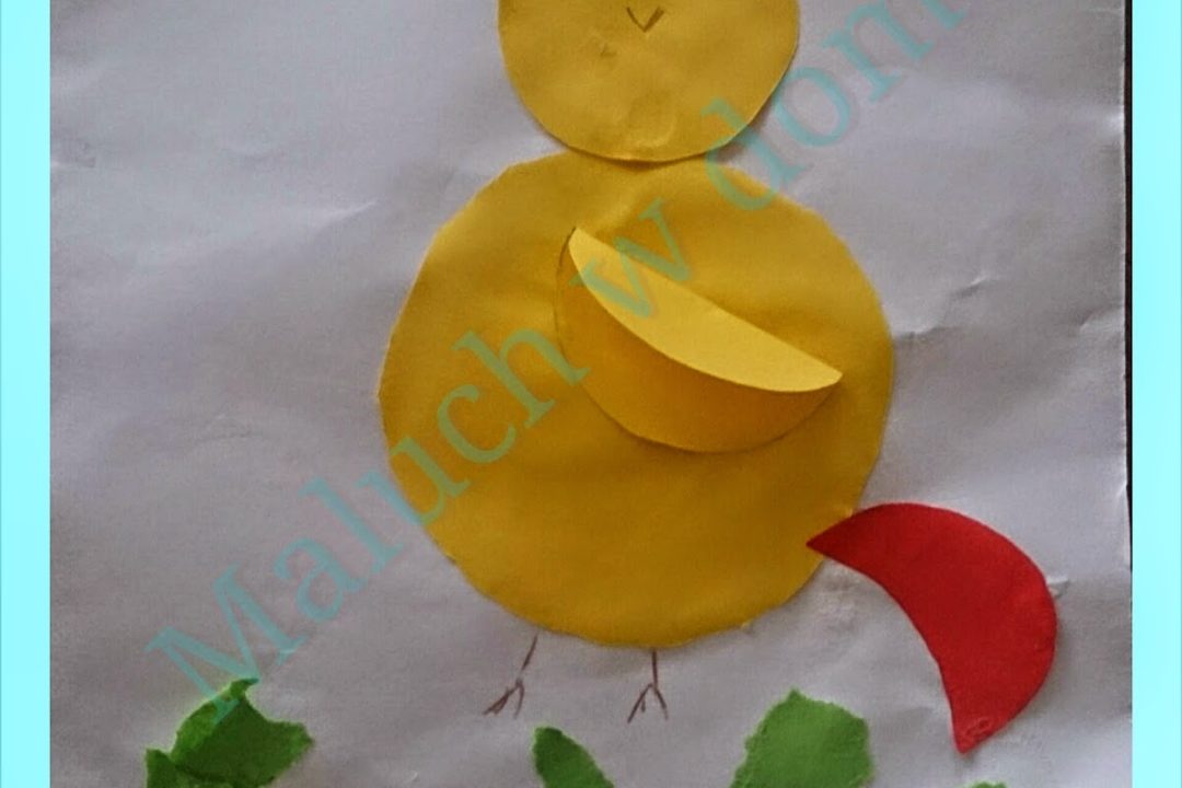 Kurczaczek origami + temat do dyskusji: samodzielne ubieranie