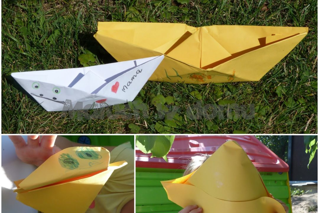 Czapka, żabka lub statek – trzy możliwości jeden sposób składania