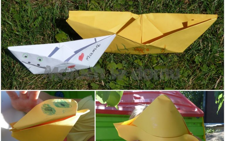 Czapka, żabka lub statek – trzy możliwości jeden sposób składania