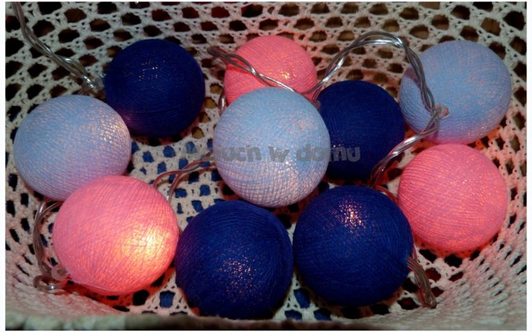 Świecące kule czyli Cotton Ball Lights