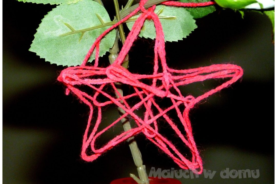 Ozdoby na choinkę z wełny