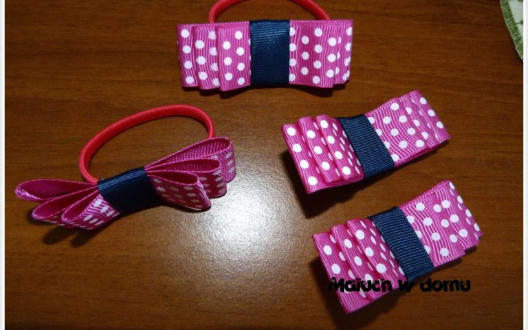 Jak zrobić ozdobne gumki i spinki + propozycje fryzur dla dziewczynki #3