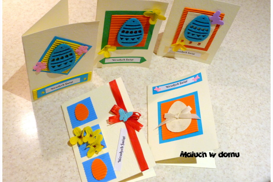 DIY: Kartki Wielkanocne handmade