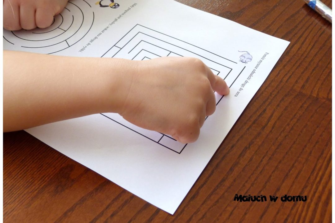 10 darmowych labiryntów dla dzieci do pobrania