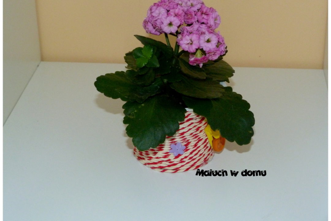 Osłonka na doniczkę i pojemnik na kredki – DIY z pomysłem