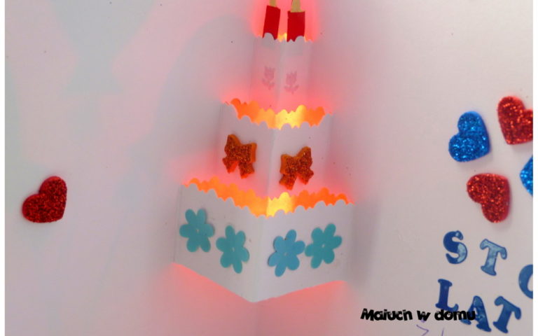 DIY: Jak zrobić przestrzenną kartkę urodzinową