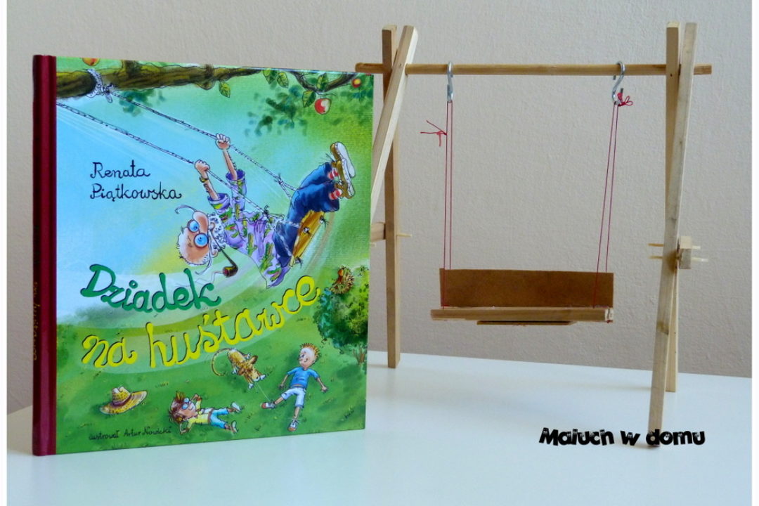 Dziadek na huśtawce + instrukcja wykonania huśtawki w wersji mini