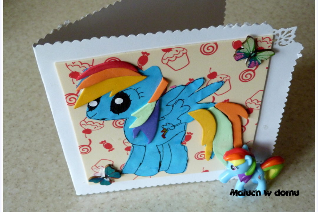 Kartka okolicznościowa z kucykiem Pony
