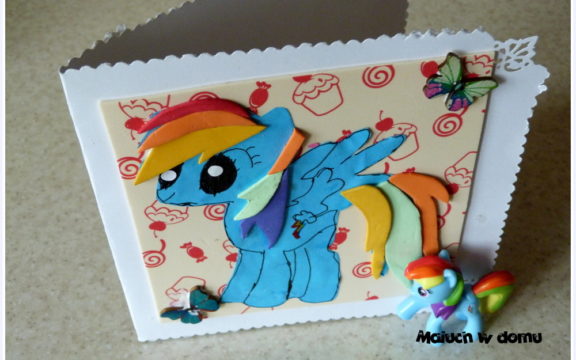 Kartka okolicznościowa z kucykiem Pony