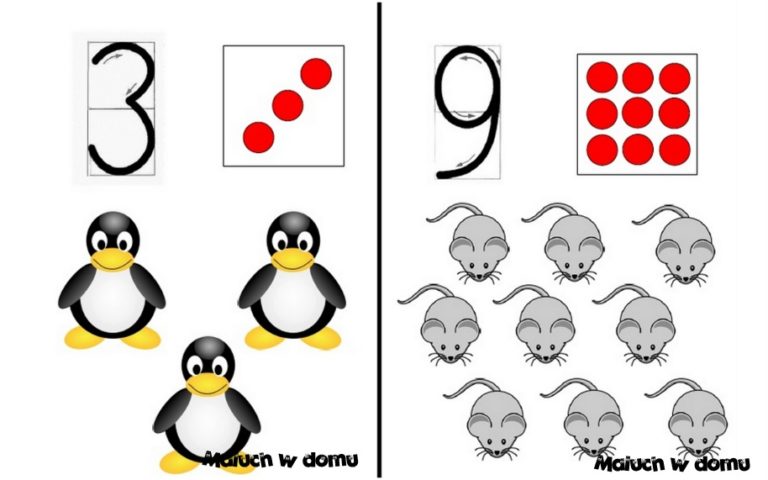 Tablice demonstracyjne cyfry do pobrania za darmo