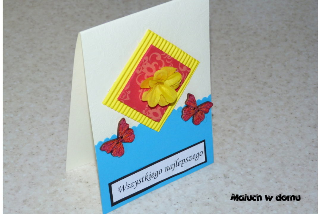 Kartka okolicznościowa handmade