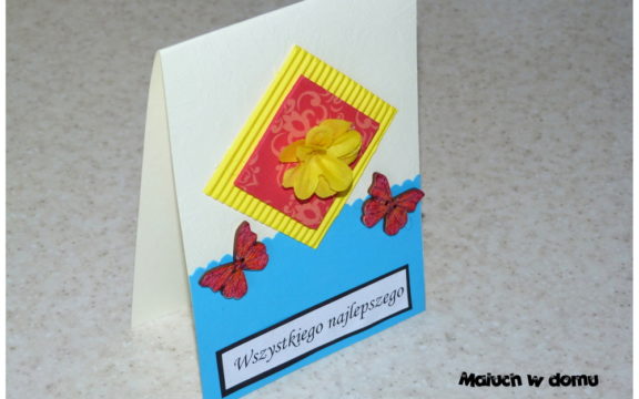 Kartka okolicznościowa handmade