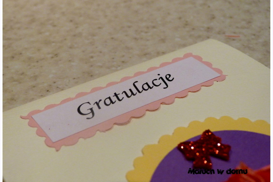 Kartka okolicznościowa z okazji narodzin dziewczynki