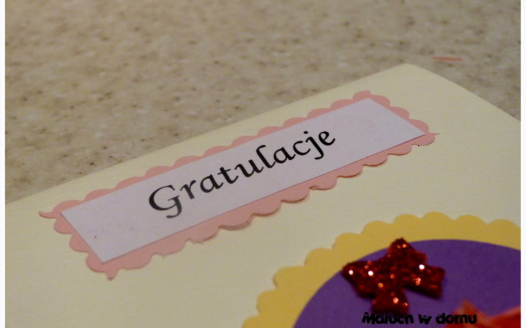 Kartka okolicznościowa z okazji narodzin dziewczynki