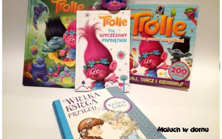 Książki z bohaterami bajek: Kraina Lodu i Trolle