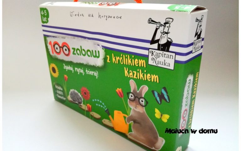 100 zabaw z królikiem Kazikiem – rysowanie i zmazywanie