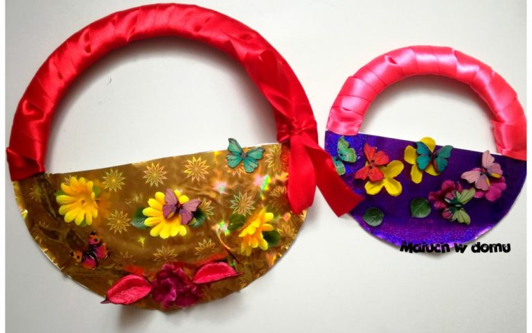 Koszyczki z papierowych talerzyków