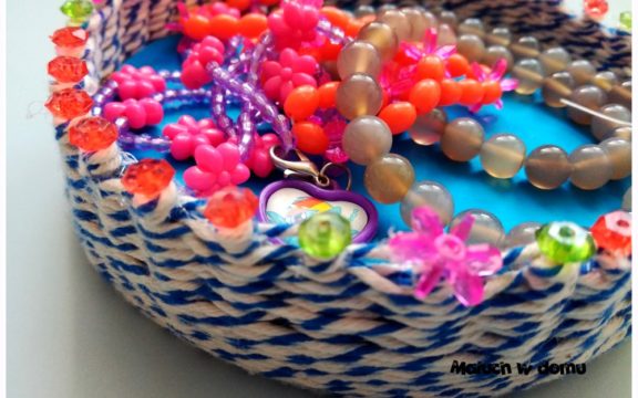 DIY szkatułka z tektury i sznurka