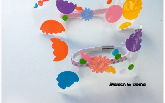 Nietypowe gumki do włosów handmade dla dziewczynki